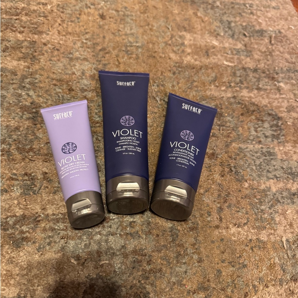 Surface Violet Hair Care Set for Blondes